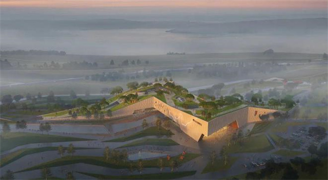 黃河博物館設(shè)計(jì)占地400畝，投資約19.3億元，打造鄭州新地標(biāo)