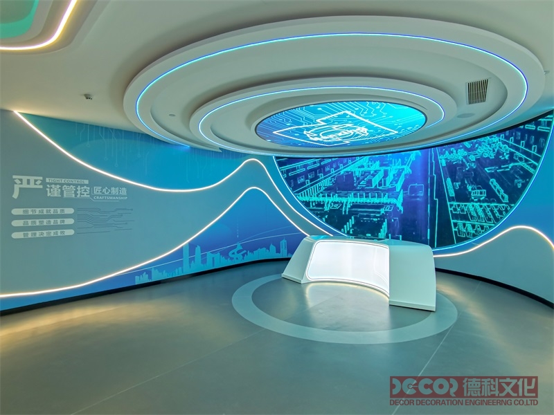 在廣州展廳設(shè)計中，如何利用展示品的聲音和語言
